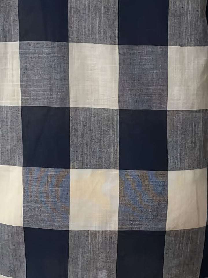 Oprah™ - Plaid Print Dipped Hem Shirt