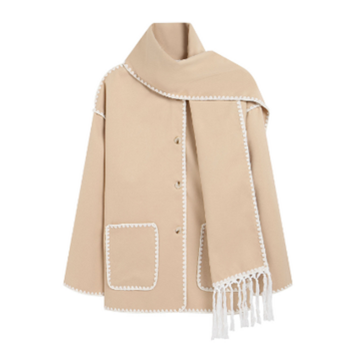 Viona - Comfortable cape jacket