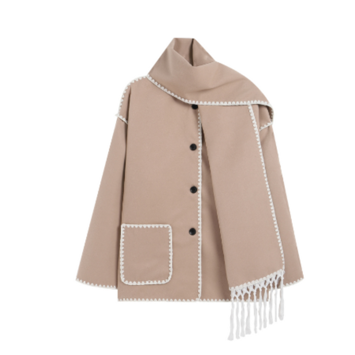 Viona - Comfortable cape jacket
