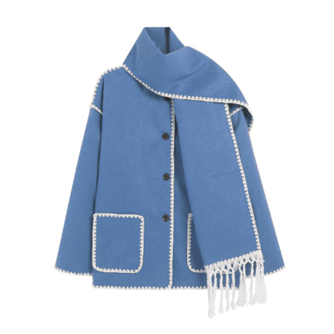 Viona - Comfortable cape jacket