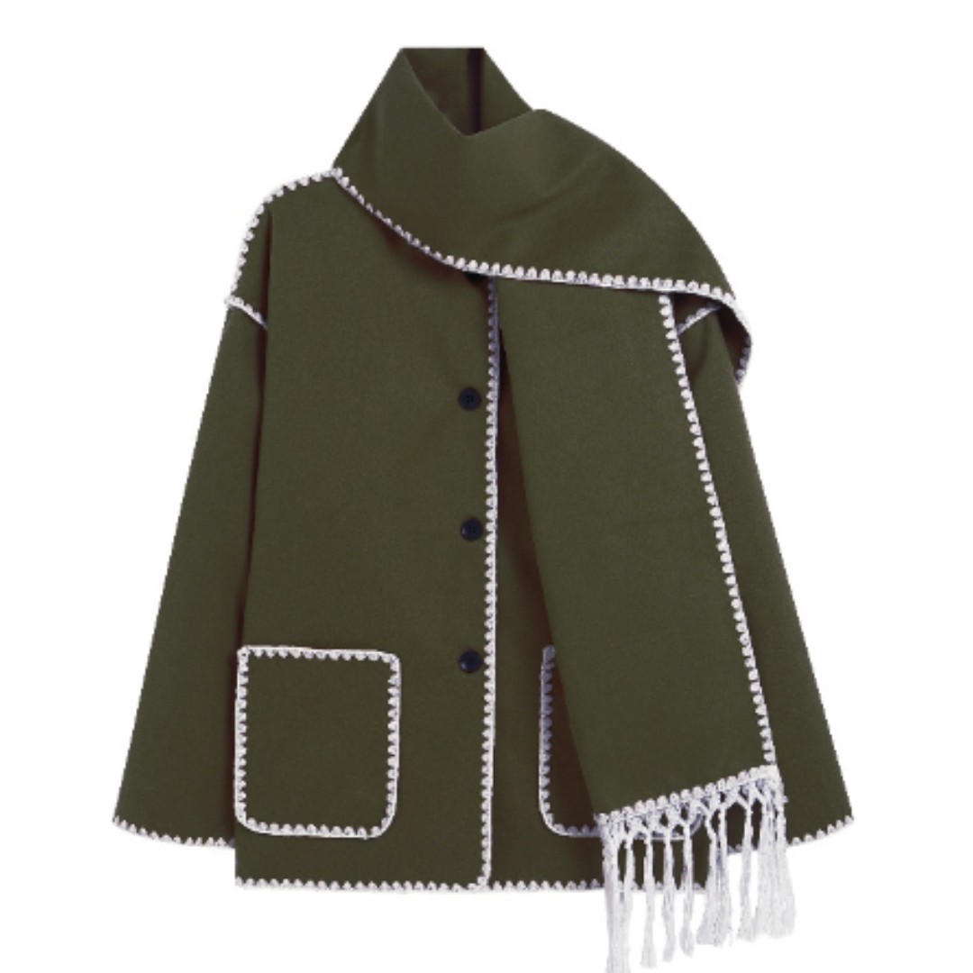 Viona - Comfortable cape jacket