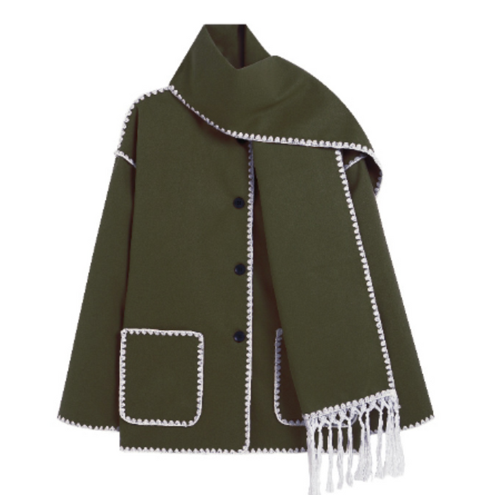 Viona - Comfortable cape jacket