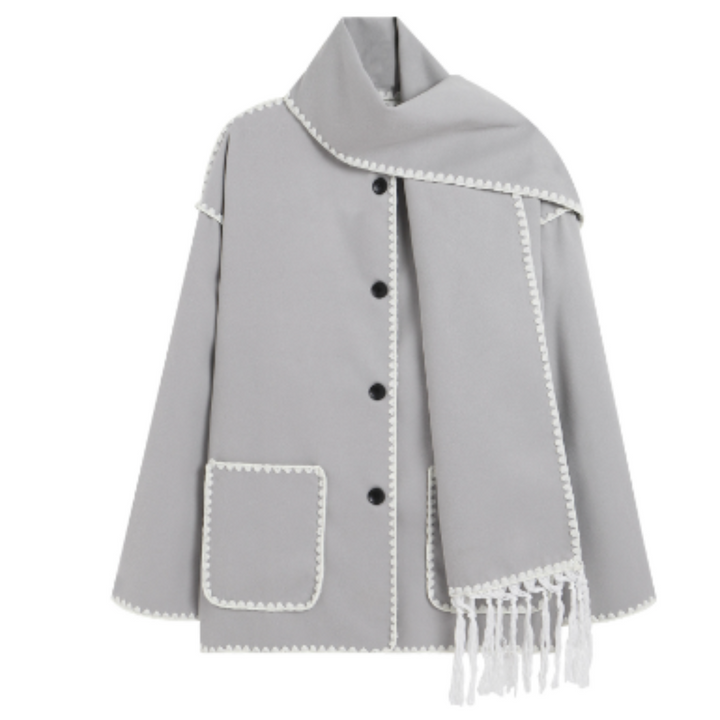 Viona - Comfortable cape jacket