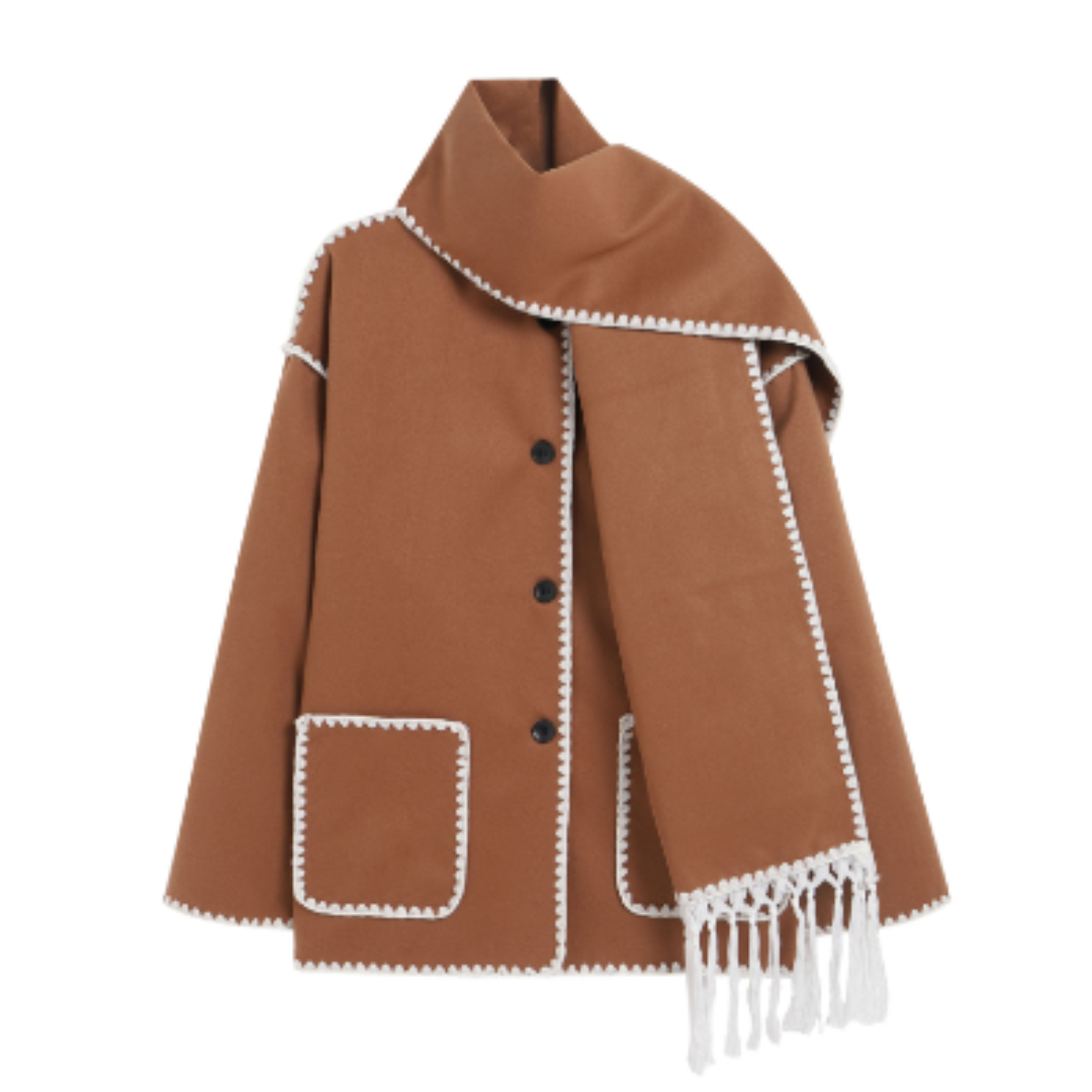 Viona - Comfortable cape jacket