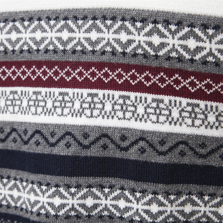 Bale – Casual men's sweater with ethnic pattern